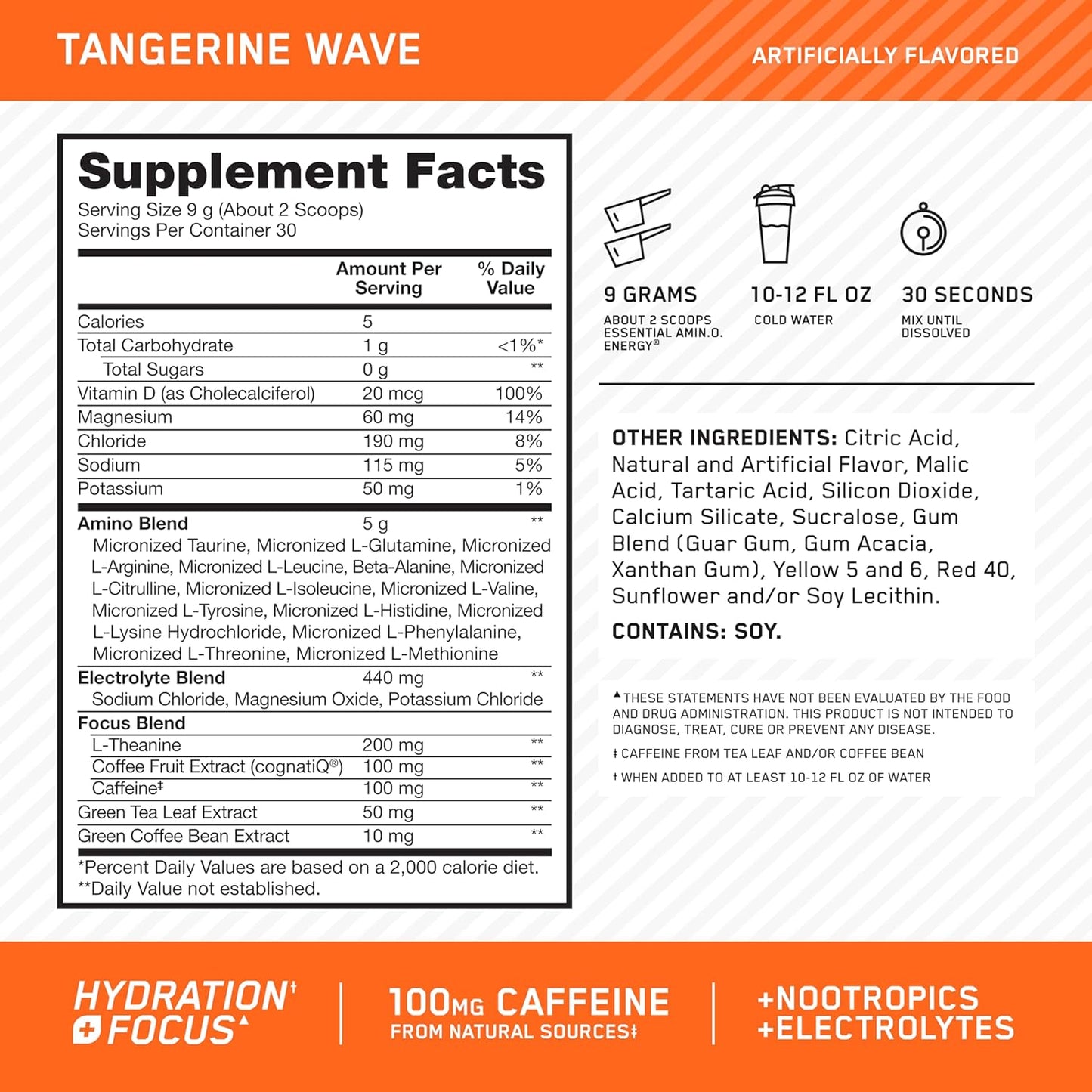ON Amino Energy + Electrolytes, 285g