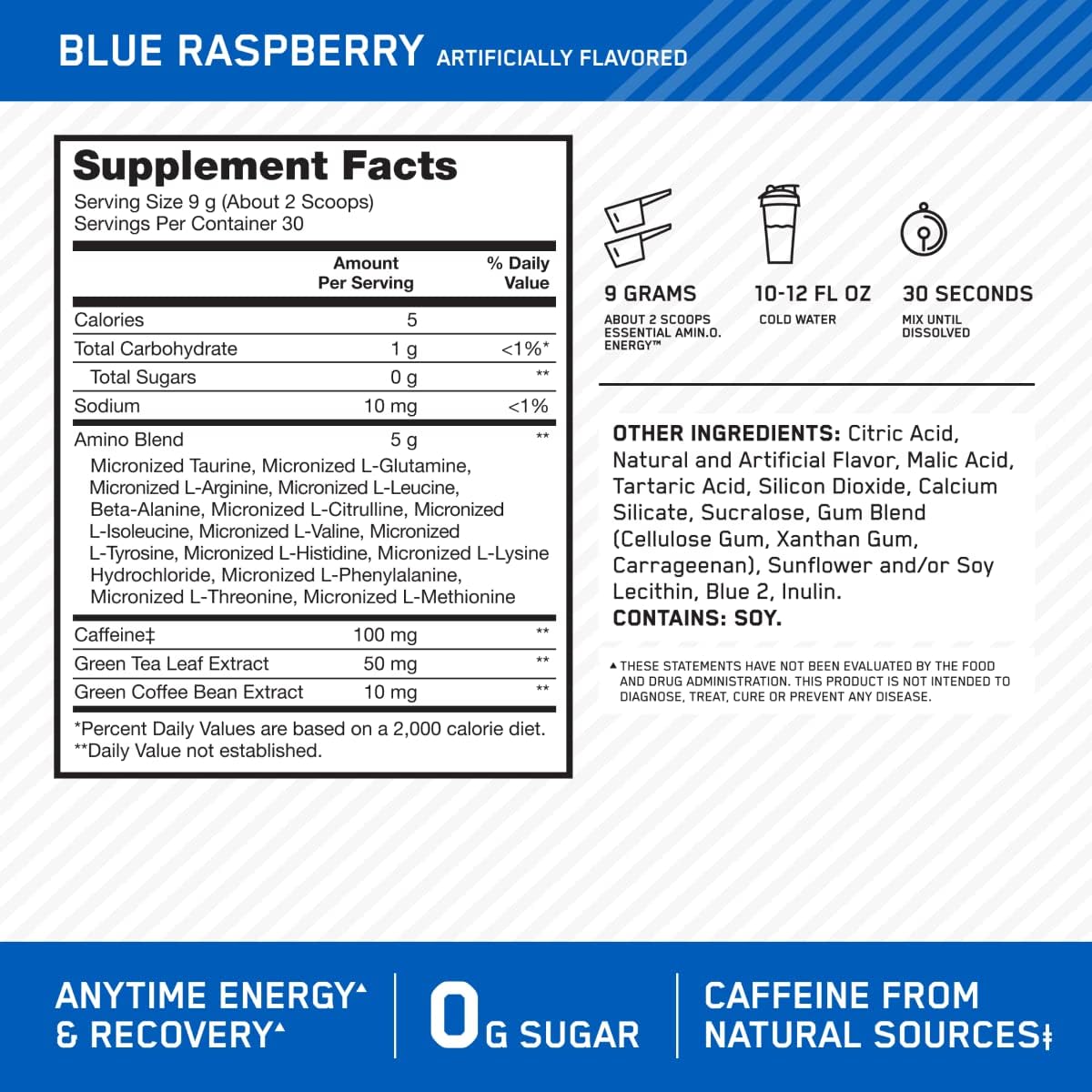 ON Essential Amino Energy, 270g