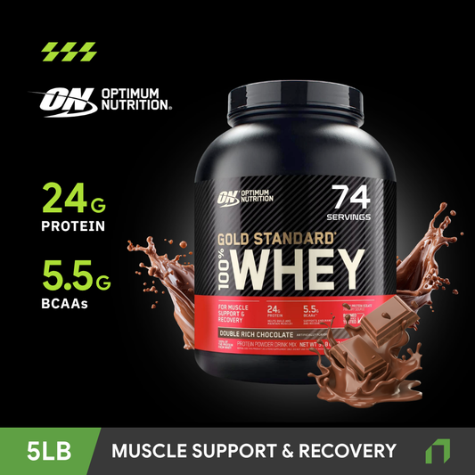 ON Gold Standard 100% Whey Protein, 5 LBs
