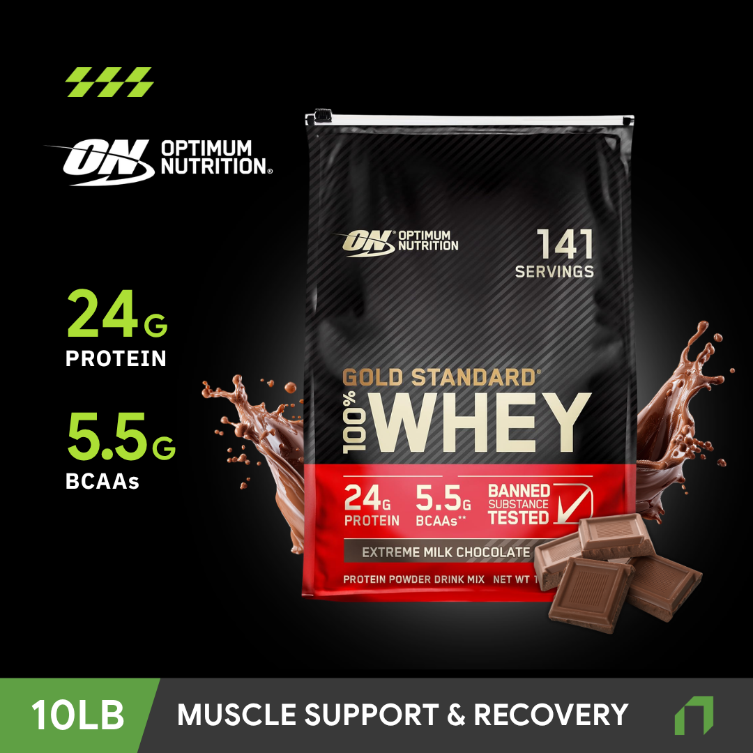 ON Gold Standard 100% Whey Protein, 10 LBs
