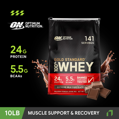 ON Gold Standard 100% Whey Protein, 10 LBs