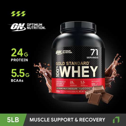 ON Gold Standard 100% Whey Protein, 5 LBs